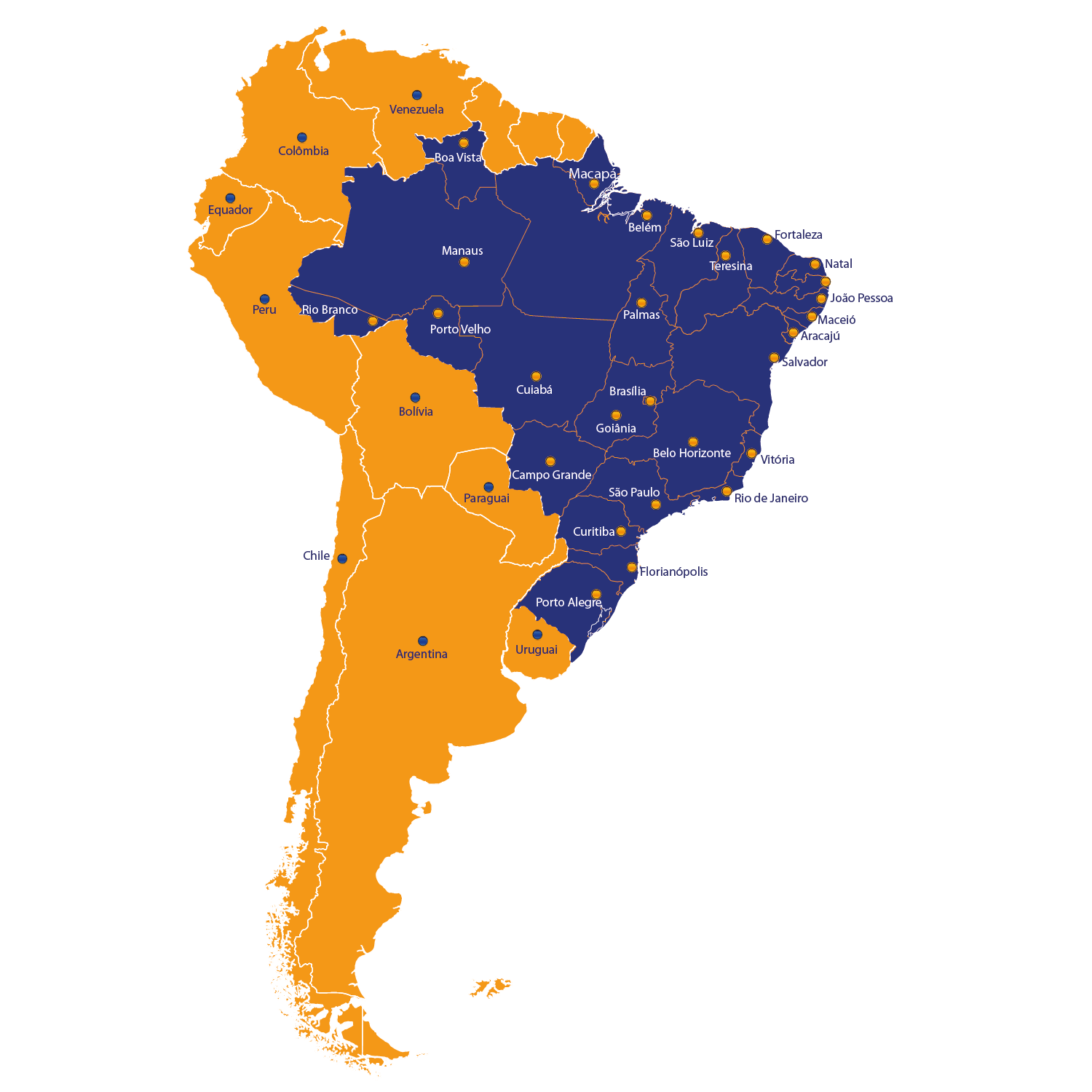 Mapa América Latina